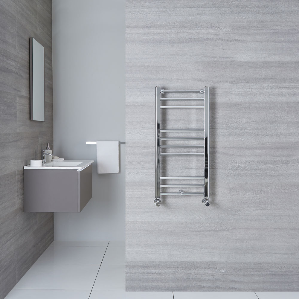 Eco Handdoekradiator Chroom 80cm x 40cm x 3cm 204, Watt