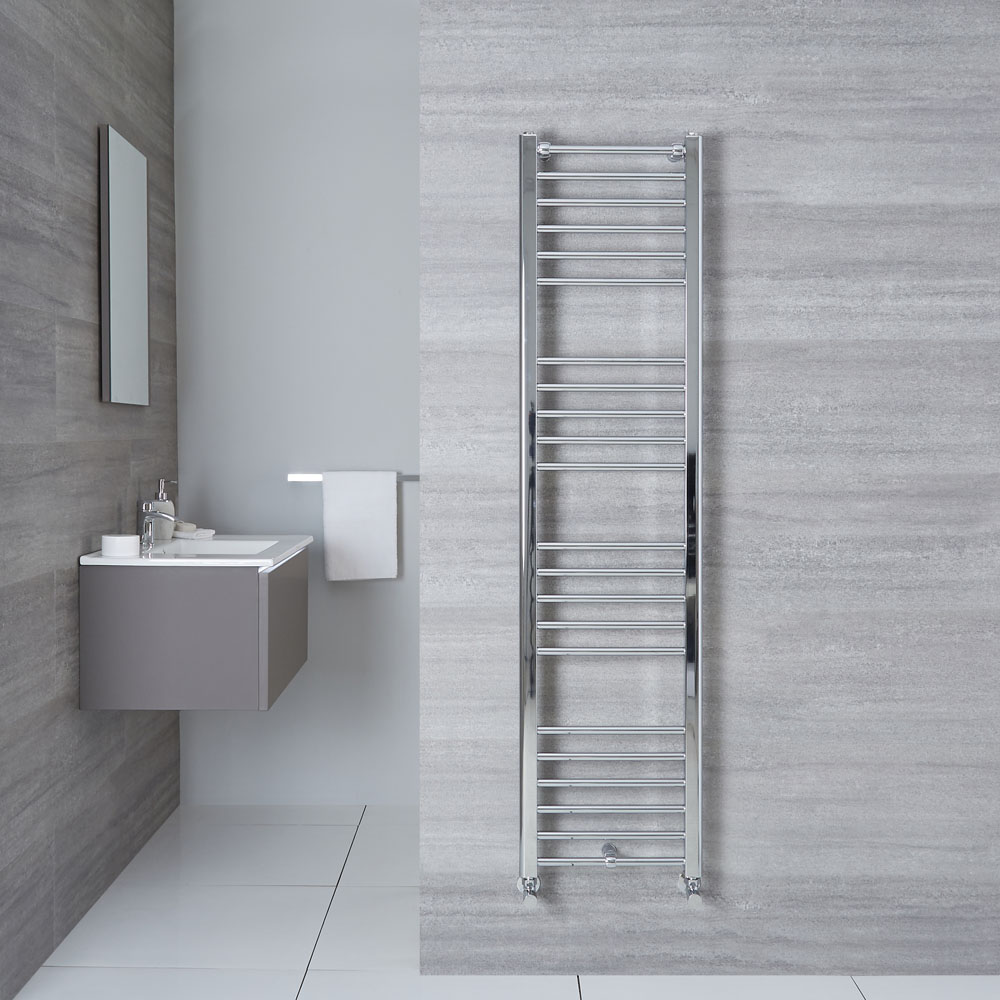 Eco Handdoekradiator Chroom 160cm x 40cm x 3cm 426 Watt