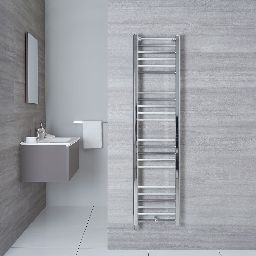 Handdoekradiator Elektrisch Chroom 160 x 40cm | Eco
