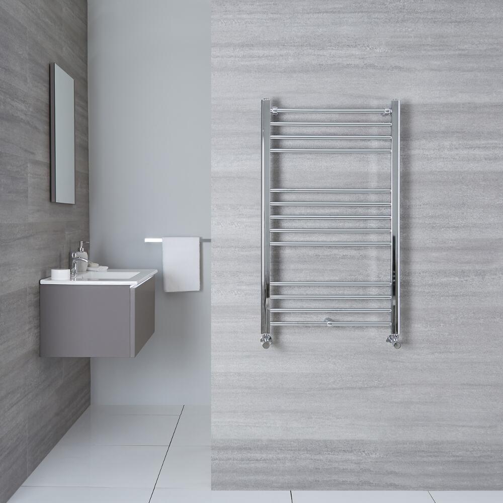 Eco Handdoekradiator Chroom 100cm x 50cm x 3cm 308 Watt