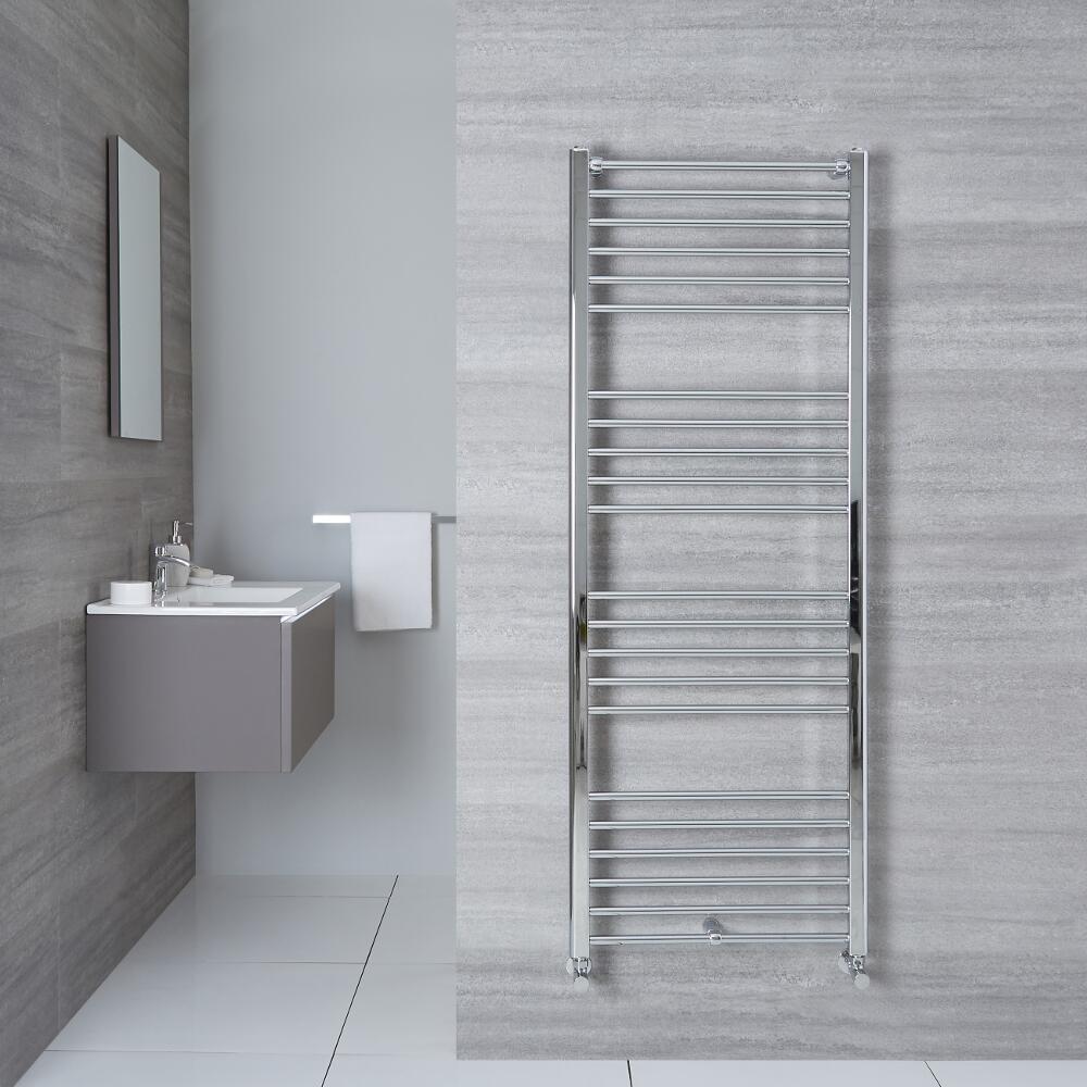 Eco Handdoekradiator Chroom 160cm x 50cm x 3cm 500 Watt