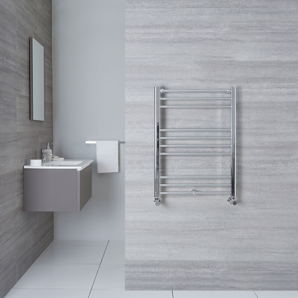 Eco Handdoekradiator Chroom 80cm x 60cm x 3cm 276 Watt