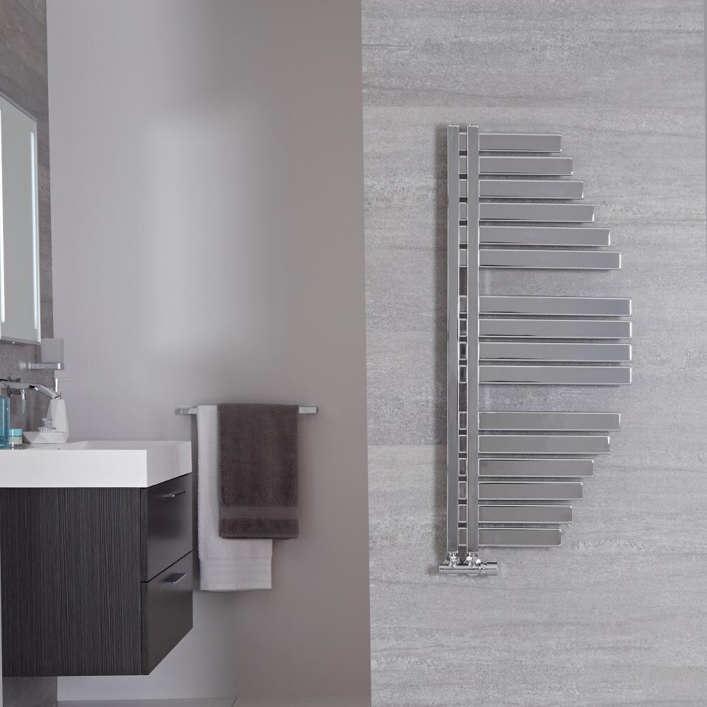 Spinnaker Designer Handdoekradiator Chroom 110cm x 48,3cm 507Watt