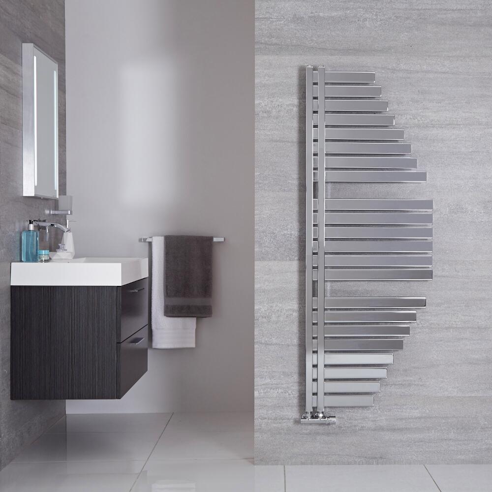 Spinnaker Designer Handdoekradiator Chroom 146cm x 57,4cm 689Watt
