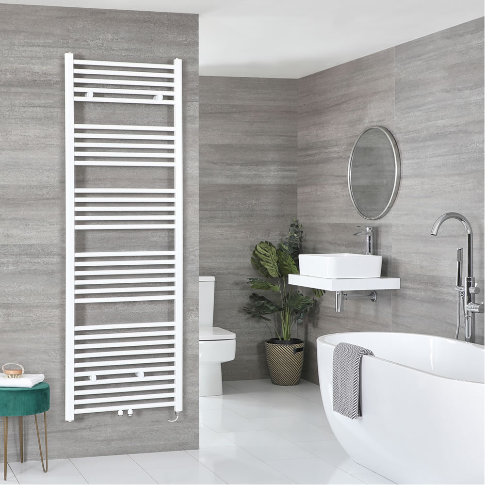 Handdoekradiator Elektrisch Wit 178,5x60cm | Neva