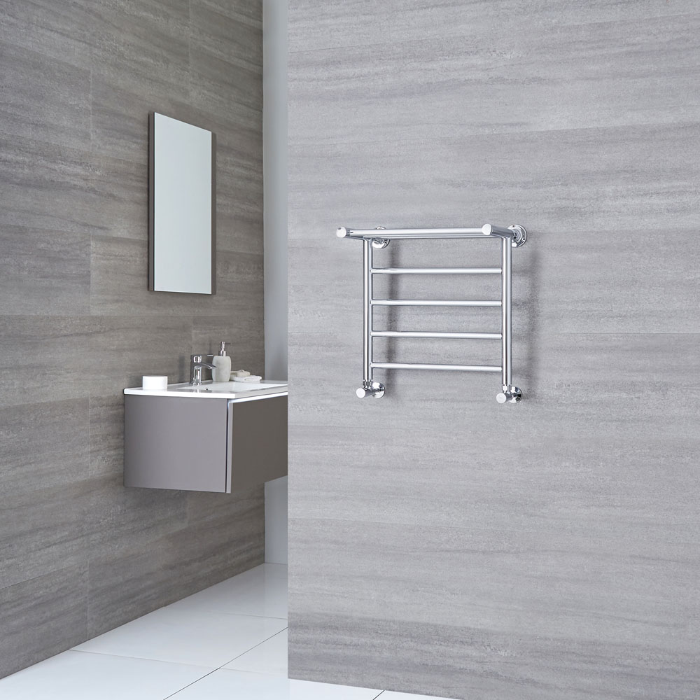 Pendle Handdoekradiator Chroom 49,4cm x 53,2cm x 30cm 205 Watt