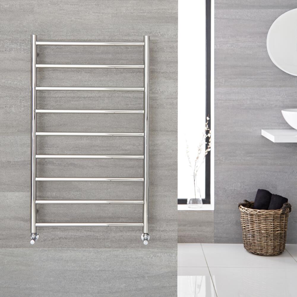 Quo Roestvrij Stalen Vlakke Handdoekradiator 60cm x 100cm 357Watt
