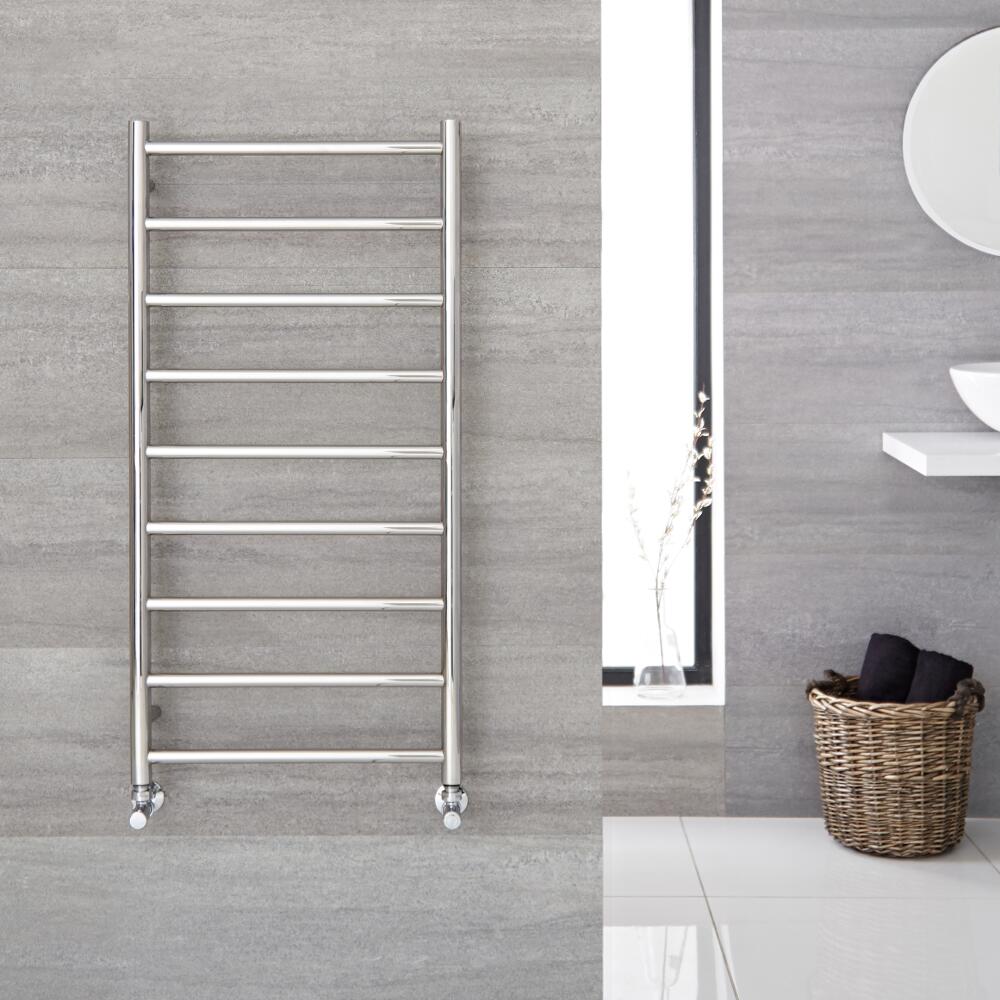 Quo Roestvrij Stalen Vlakke Handdoekradiator 60cm x 120cm 436Watt