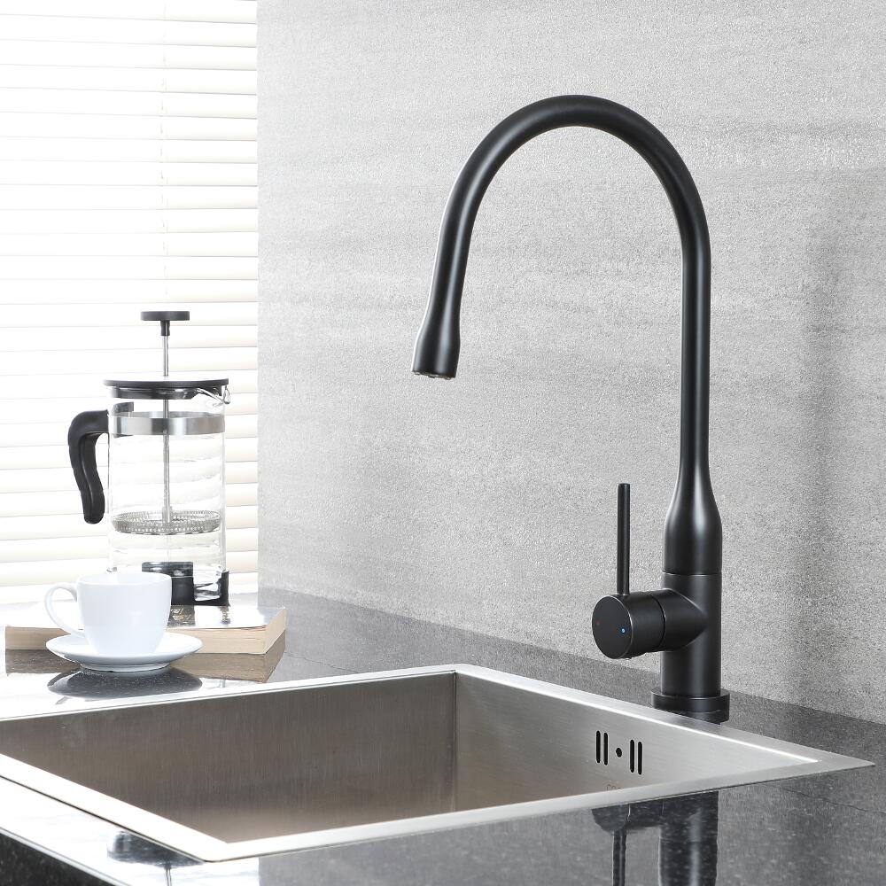 Design Keukenmengkraan - Zwart
