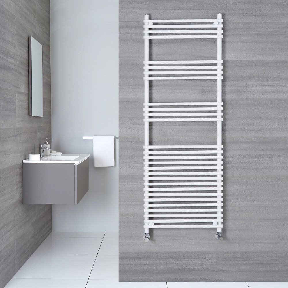 Ischia Handdoekradiator Wit 165cm x 45cm x 8,4cm 850 Watt