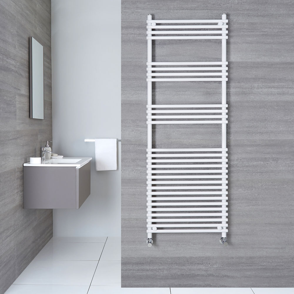 Ischia Handdoekradiator Wit 165cm x 60cm x 5,4cm 1052 Watt