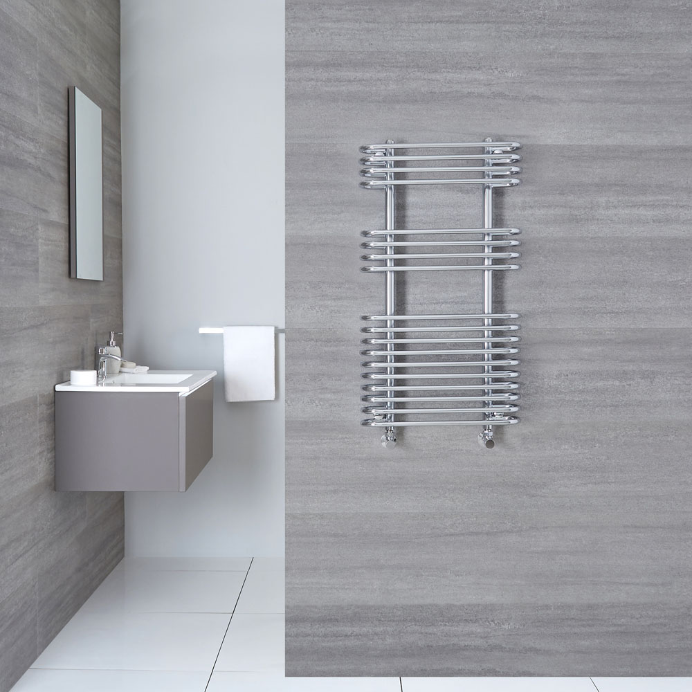 Select Handdoekradiator Chroom 90cm x 50cm x 13cm 341 Watt
