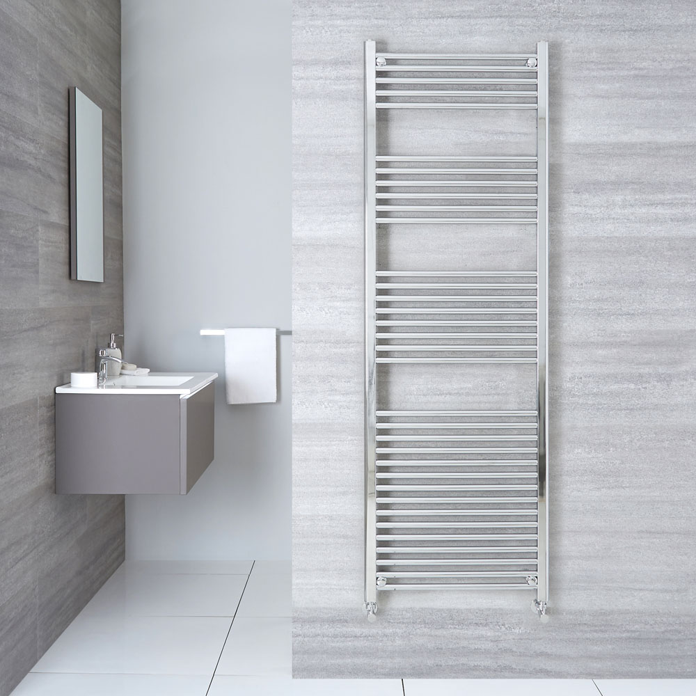Ischia Handdoekradiator Chroom 180cm x 60cm x 3cm 789 Watt