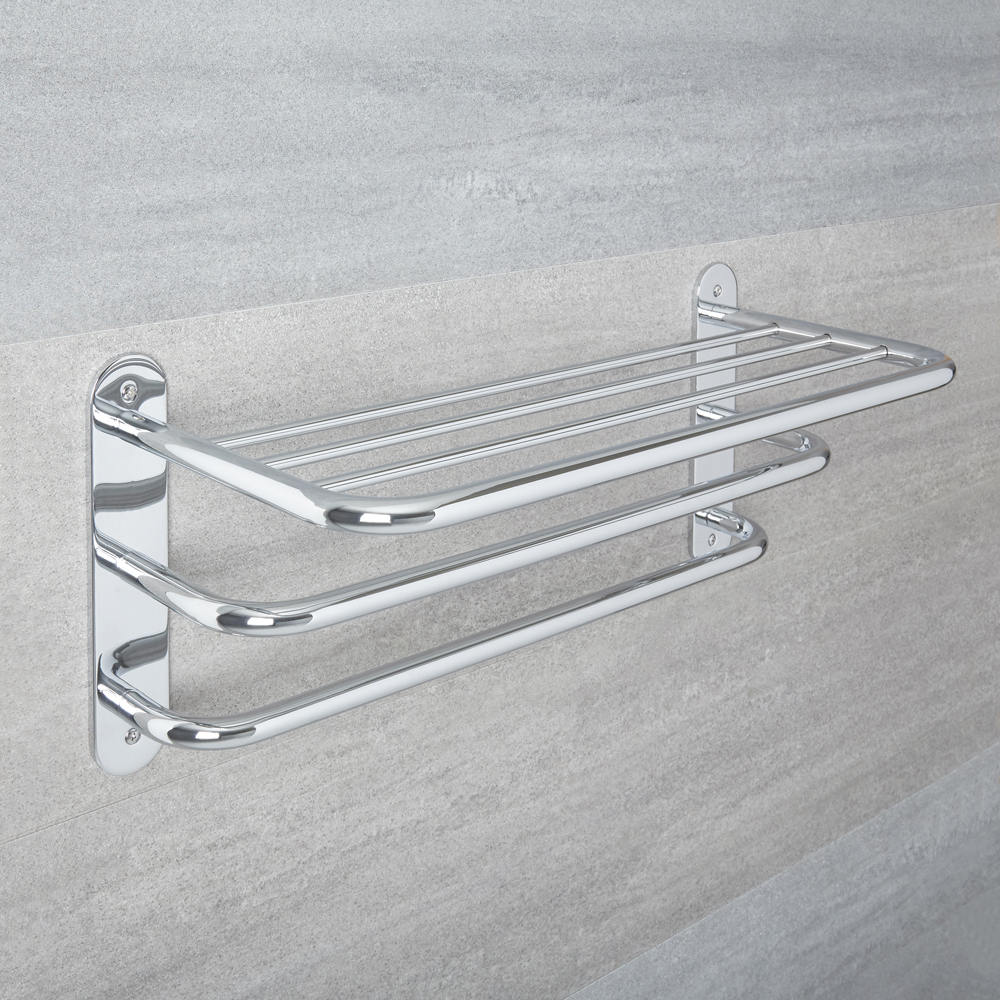 Modern Handdoekrek Verchroomd Messing