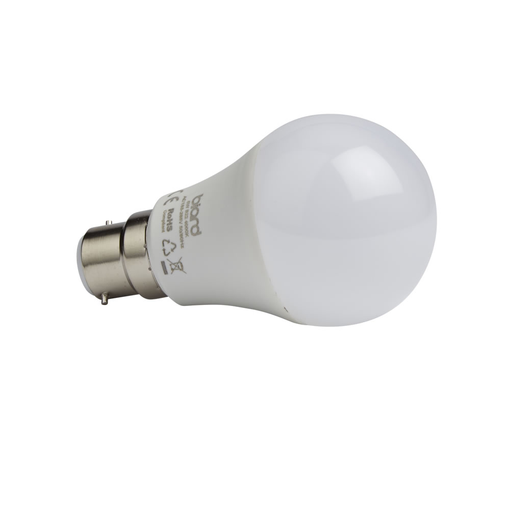 6 x led Gloeilamp 5W B22 Dimbaar