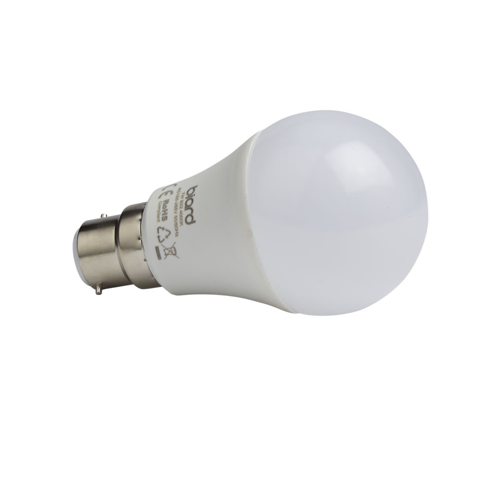 6 x Led Gloeilamp 7W B22 Niet Dimbaar