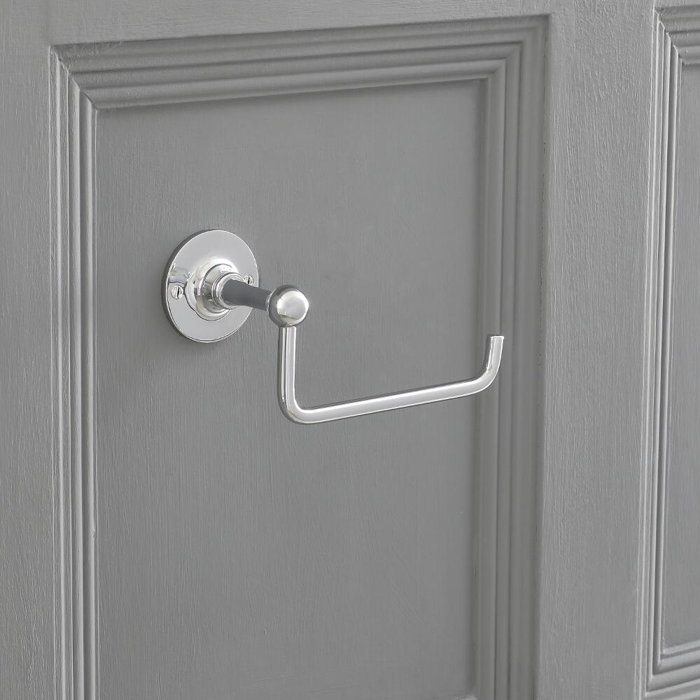 Traditionele Toiletrolhouder - Chroom