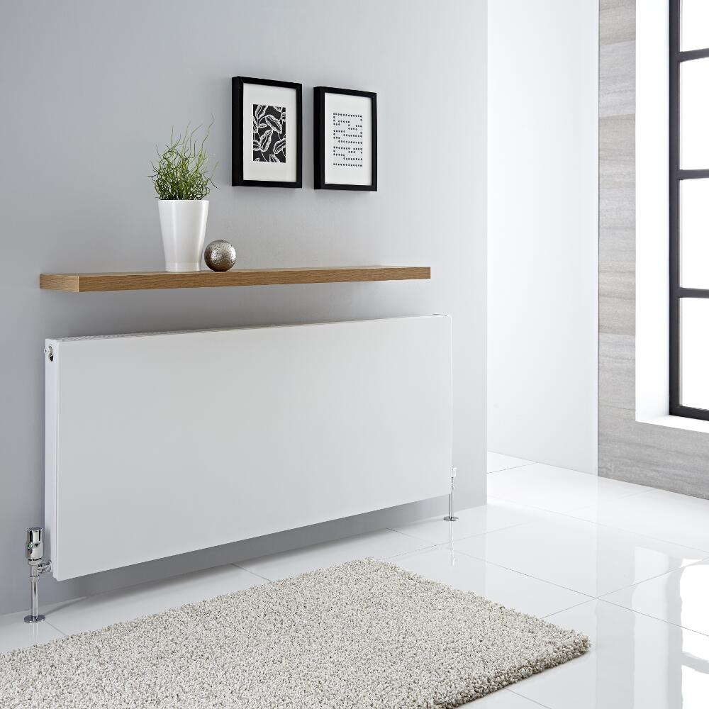 Merus Type 21 Plaatradiator Horizontaal Vlak Wit 60 cm x 140 cm x 7.25 cm 2305Watt