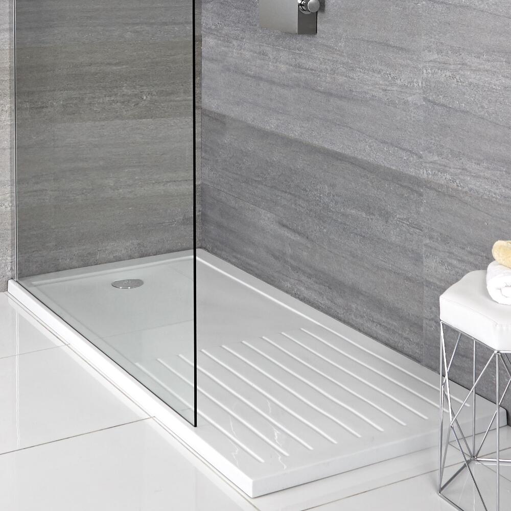 Ducostone Douchebak met Droogruimte Rechthoek Acryl Wit 1700 x 900mm
