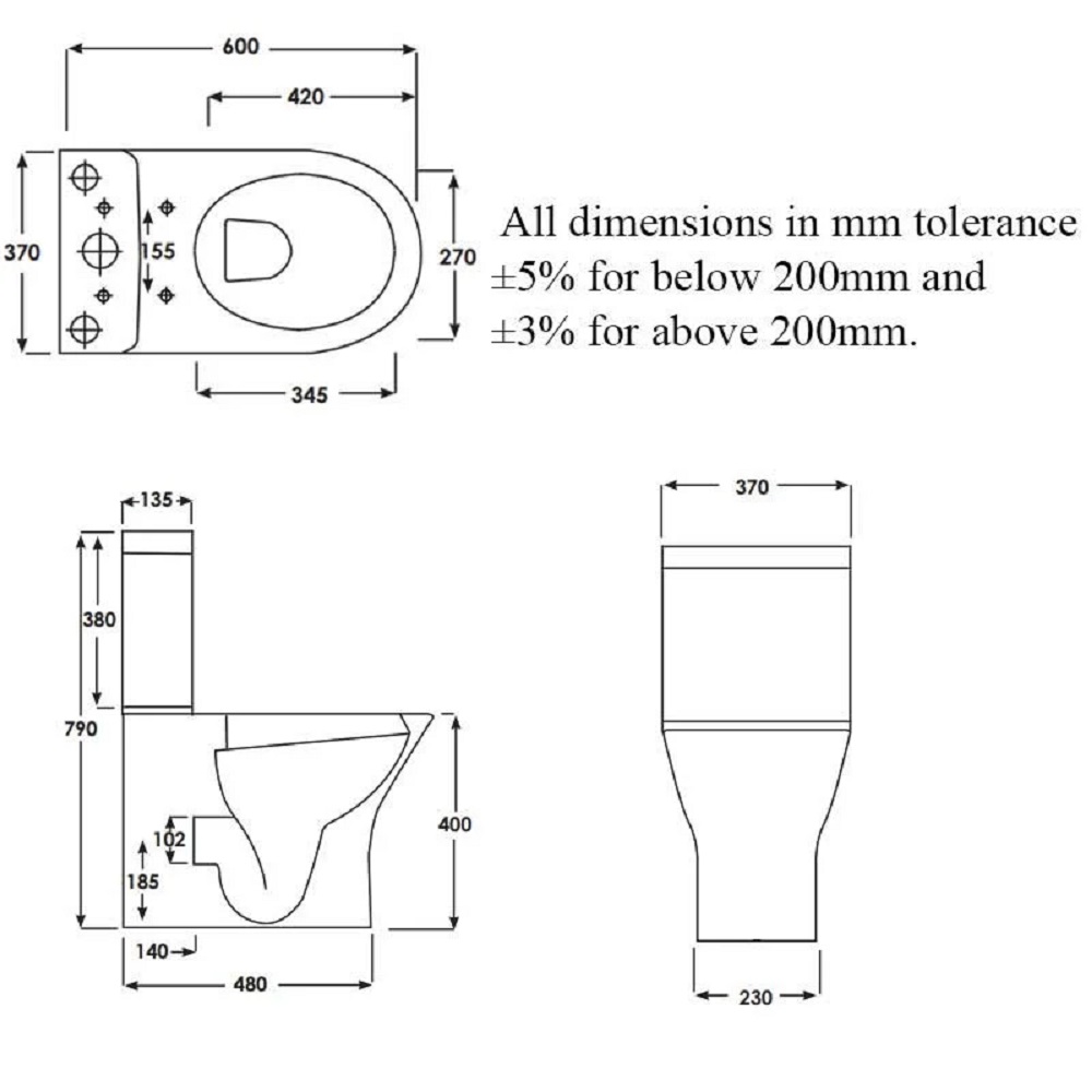 product dimensions