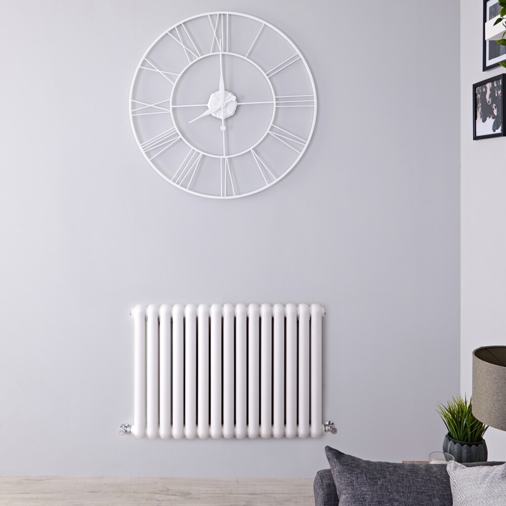Saffre Designradiator Horizontaal Klassiek Wit 63,5cm x 86,3cm x 8cm 1496 Watt