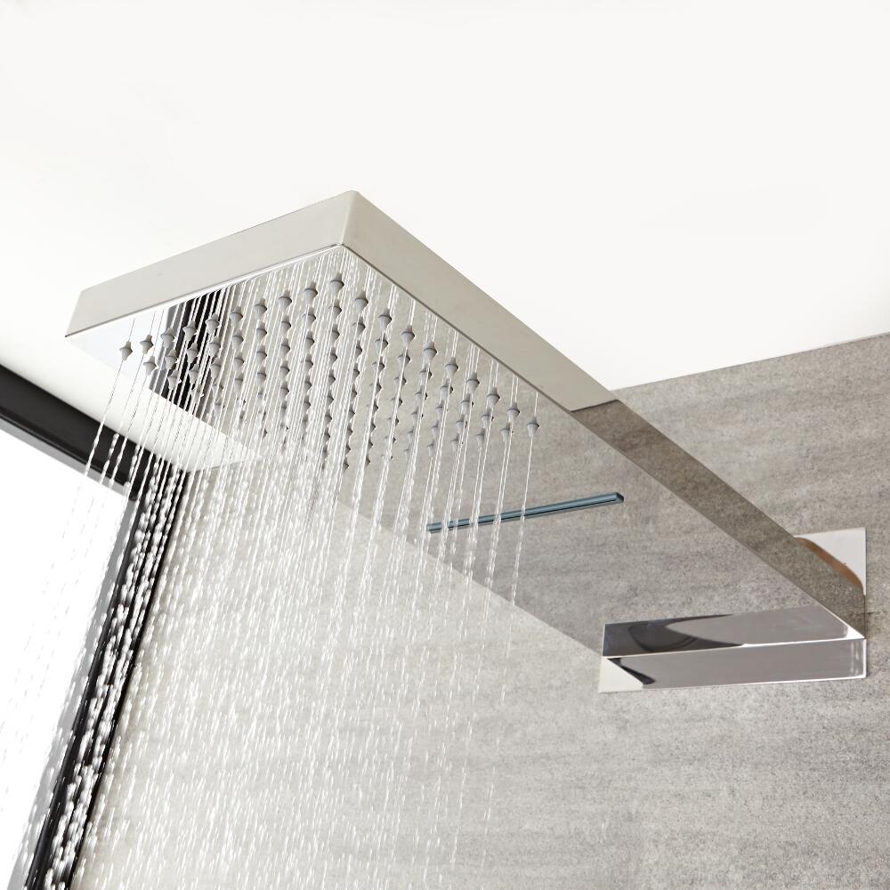 Waterblade Hoofddouche met Waterval en Regendouche | Kubix