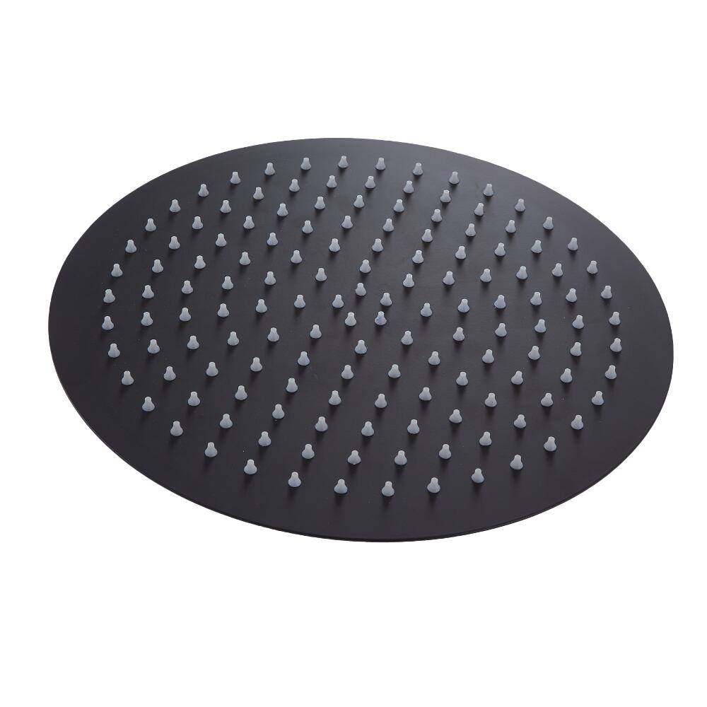 Nox Douchekop d.30cm Rond Zwart