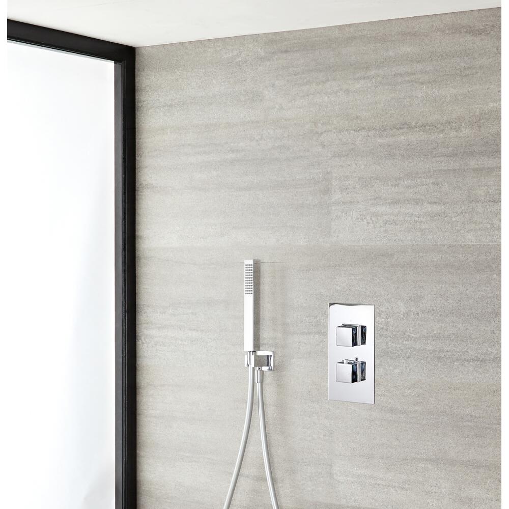 Doucheset 1-Weg Thermostatische Douchekraan met Glijstanguitrusting - Modern