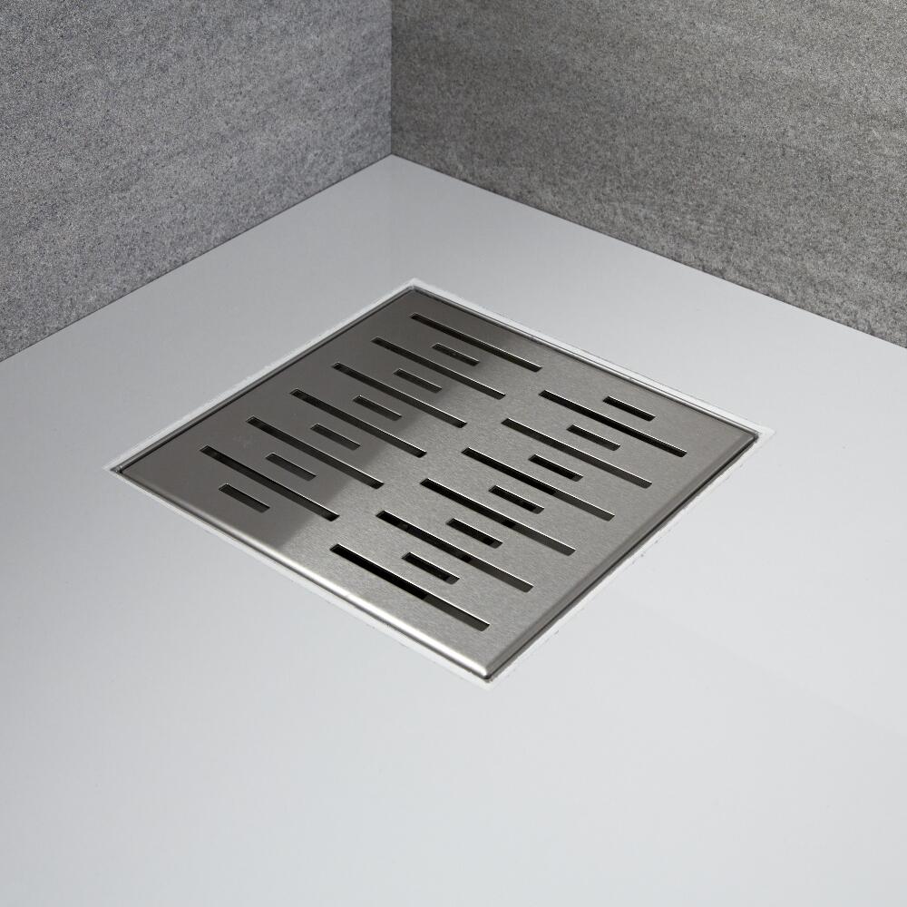 2 x Douchewanden Combi Wit & Keus uit Douchegoot RVS 160 x 80cm