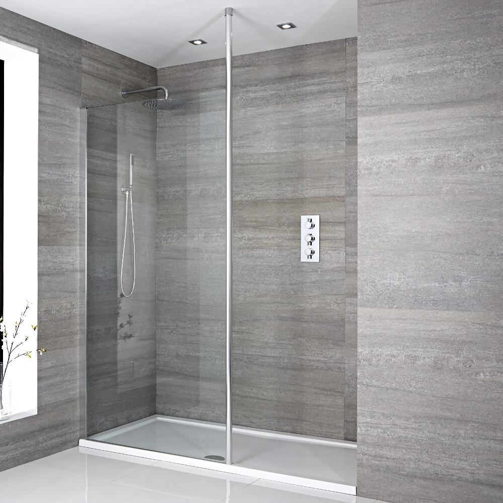 Vloer-Plafond Profiel - Chroom | Sera
