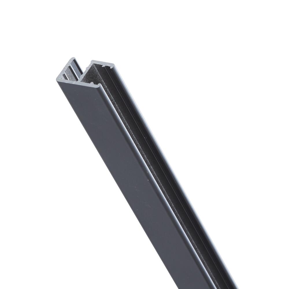 Nox Hoek Verbindingsprofiel voor Douchewand en 25cm Zijwand - Zwart