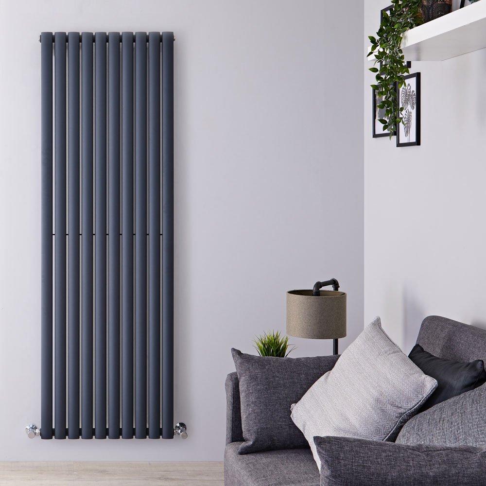 Revive Designradiator Verticaal Antraciet 178cm x 59cm x 5,6cm 1487 Watt
