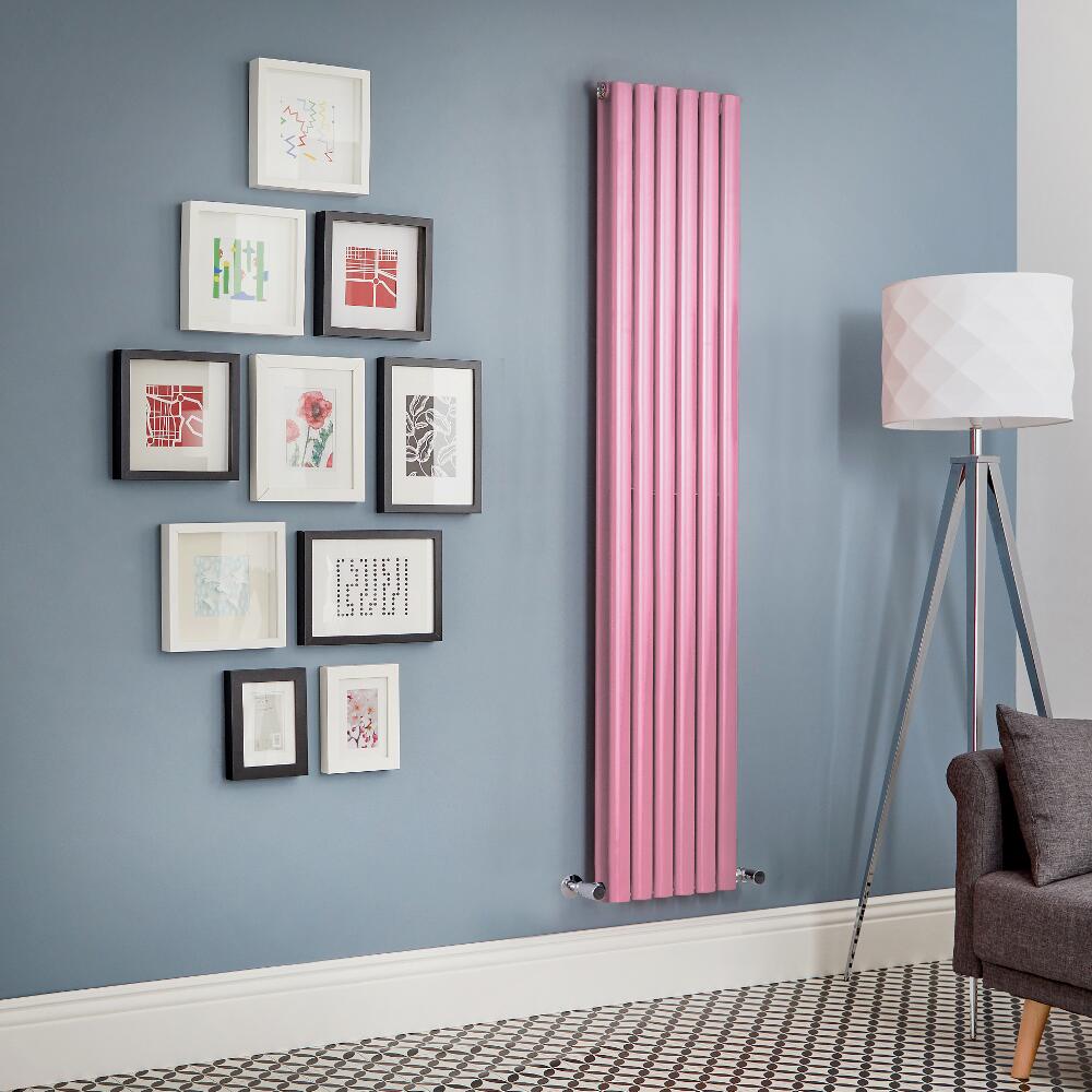 Designradiator Verticaal Roze | Kies de Afmeting | Revive