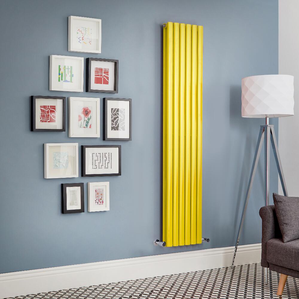 Designradiator Verticaal Geel | Kies de Afmeting | Revive