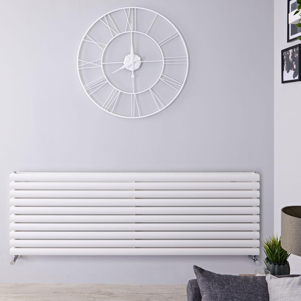 Revive Designradiator Horizontaal Wit 59cm x 178cm x 7,8cm 2066 Watt