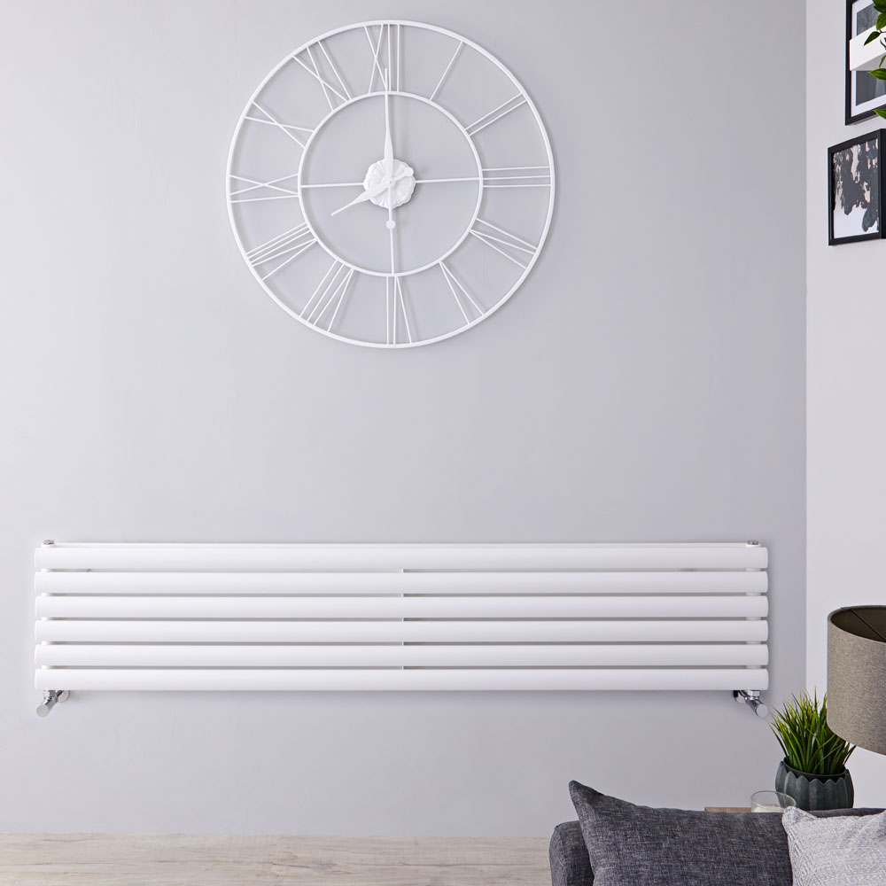 Revive Designradiator Horizontaal Wit 35,4cm x 178cm x 7,8cm 1325Watt