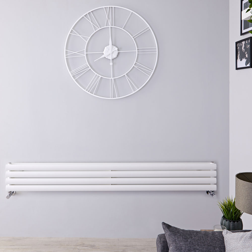 Revive Designradiator Horizontaal Wit 23,6cm x 178cm x 7,8cm 921 Watt