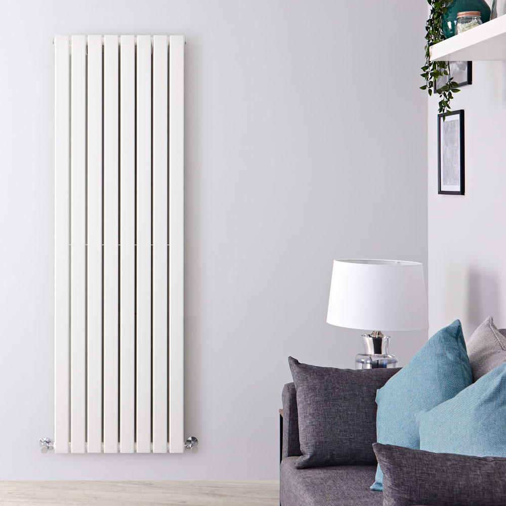 Delta Designradiator Verticaal Wit 178cm x 56cm x 6cm 1979 Watt