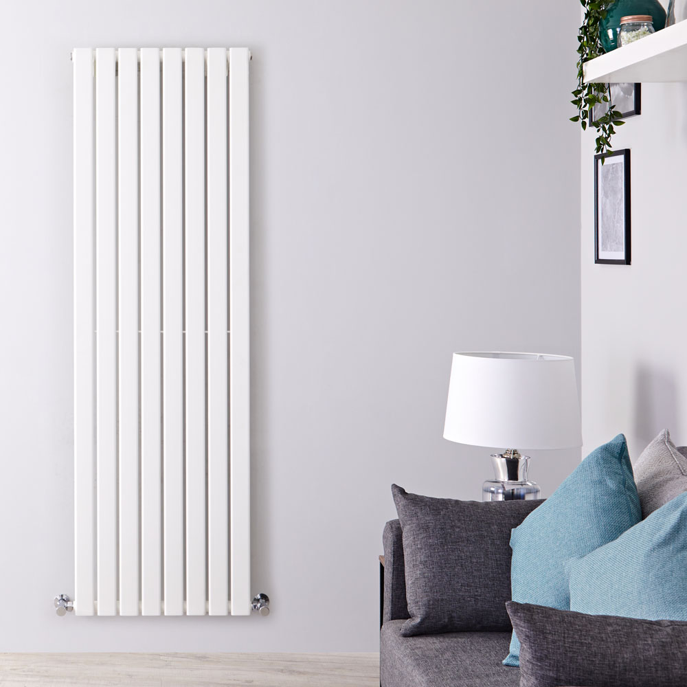 Delta Designradiator Verticaal Wit 178cm x 56cm x 4,7cm 1316 Watt
