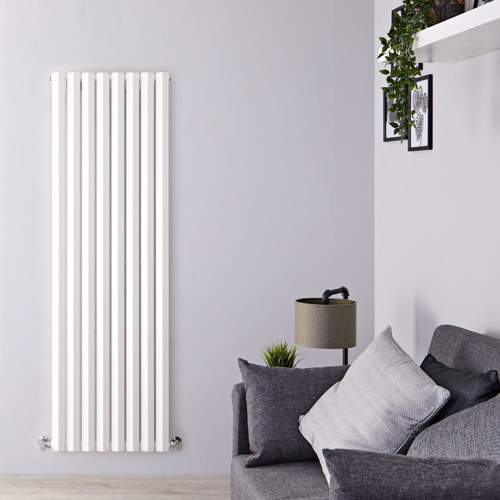 Helius Designradiator Verticaal Wit 178cm x 56cm x 6cm 1401 Watt