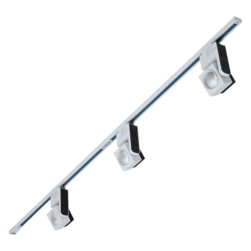 Biard 3 x 25W LED Railverlichting - 2 x 1mtr - Wit