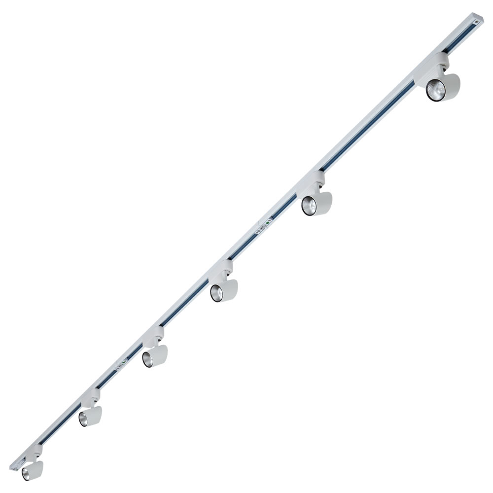 Biard 6 x 7W LED Railverlichting - 3 x 1mtr - Wit
