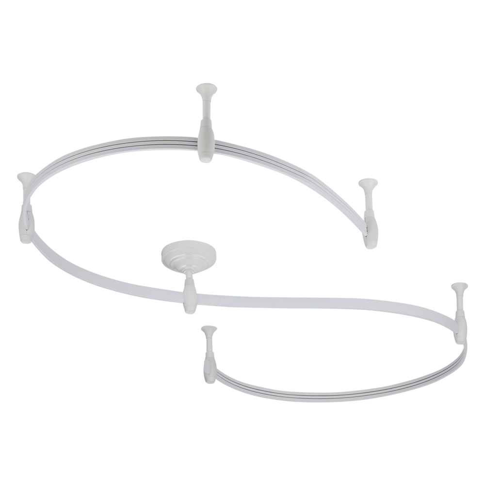 Flexibele Spanningsrail 300cm Wit