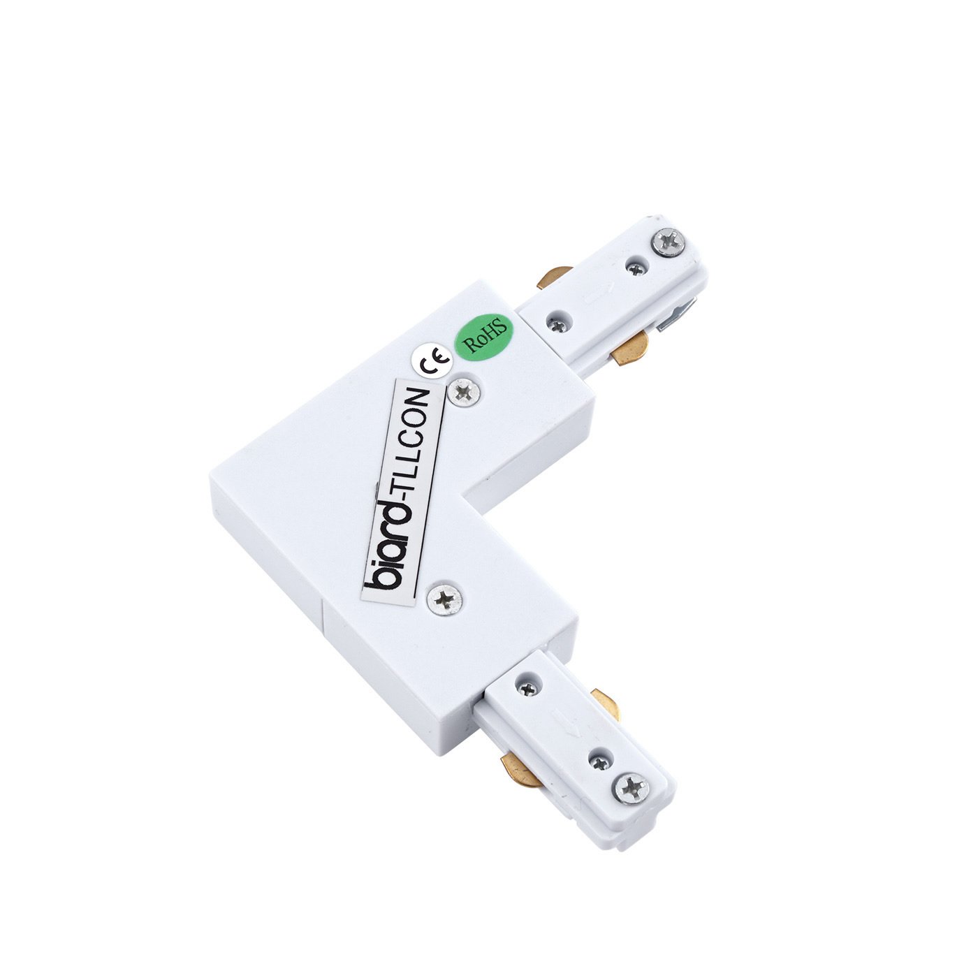 Spanningsrail Hoekverbinder - Wit