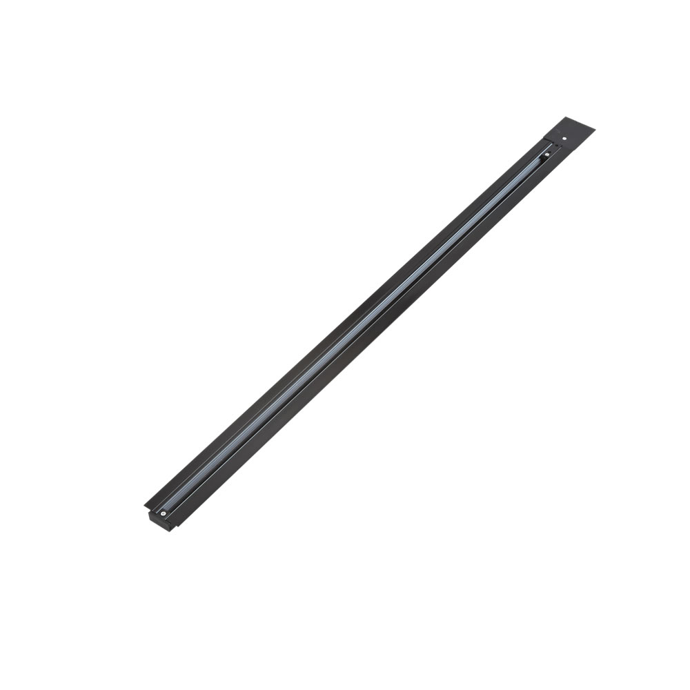 Biard 1-fase Verzonken Spanningsrail - 100cm - Zwart