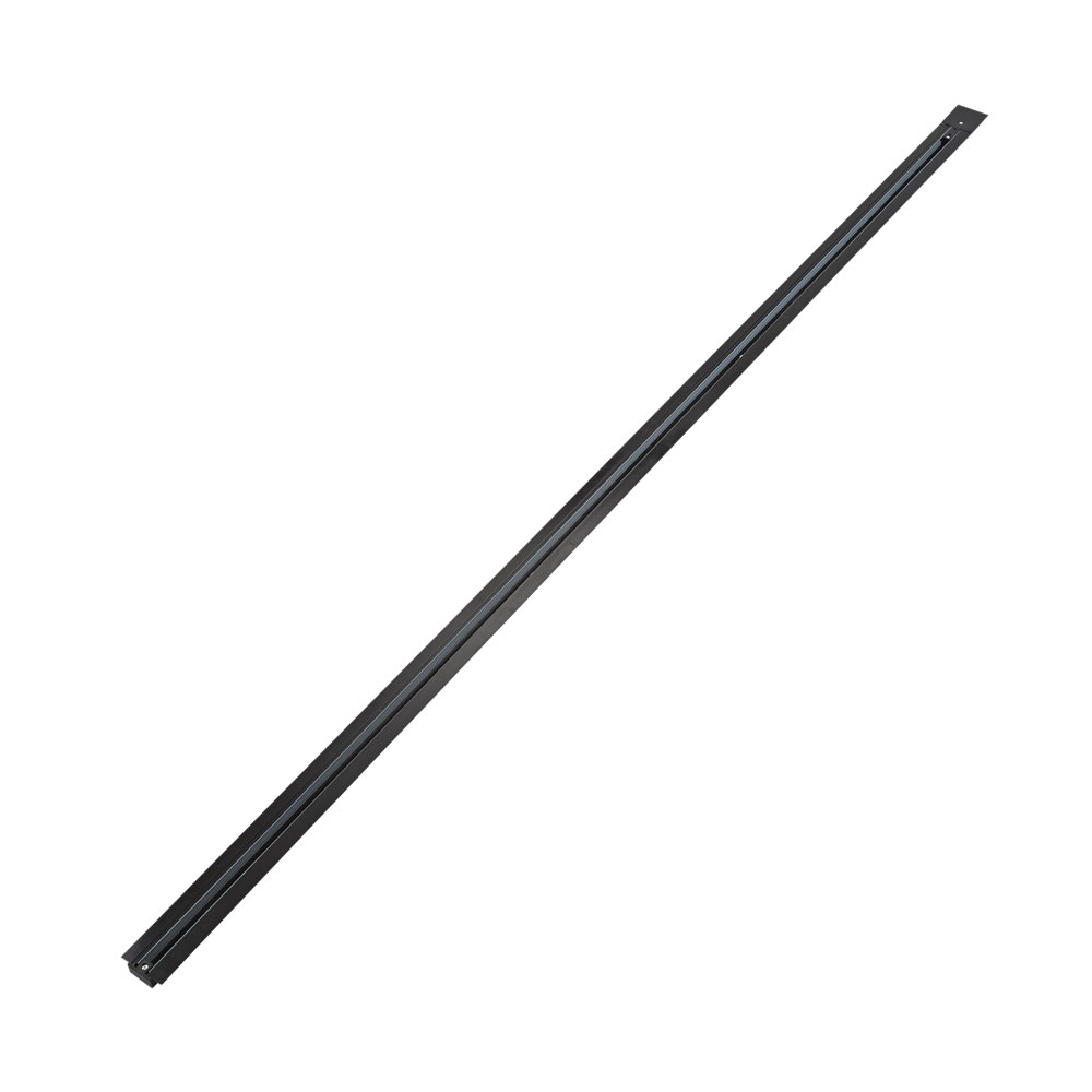 Biard 1-fase Verzonken Spanningsrail - 200cm - Zwart