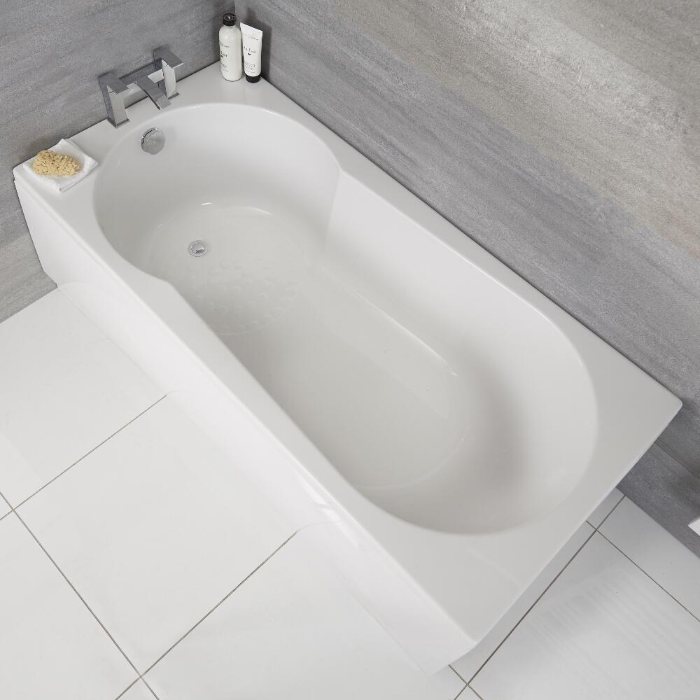 Antislip Acryl Douchebad - 170 x 80cm excl. badpaneel