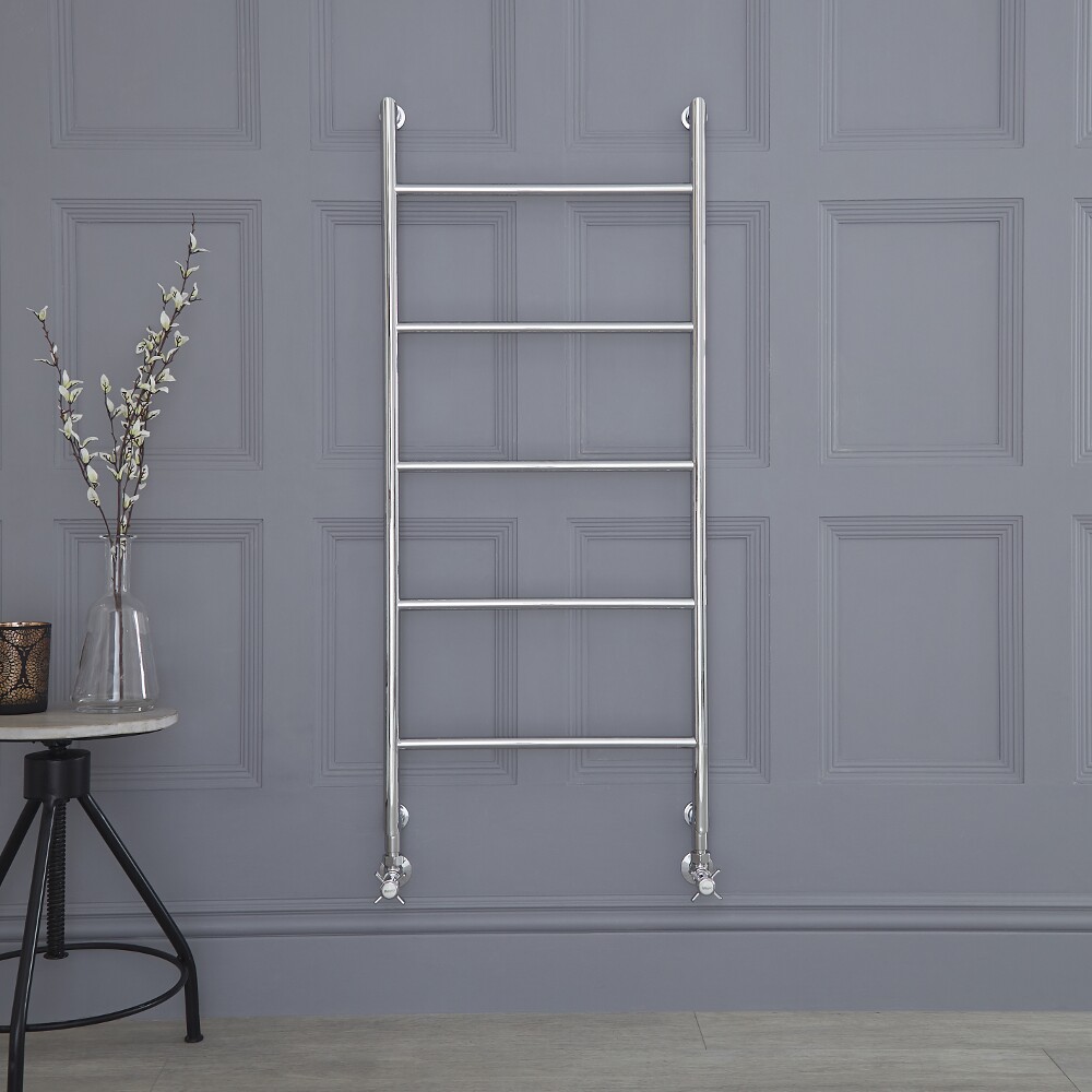 Countess Handdoekradiator Klassiek Chroom 111cm x 50cm x 9,1cm 143 Watt