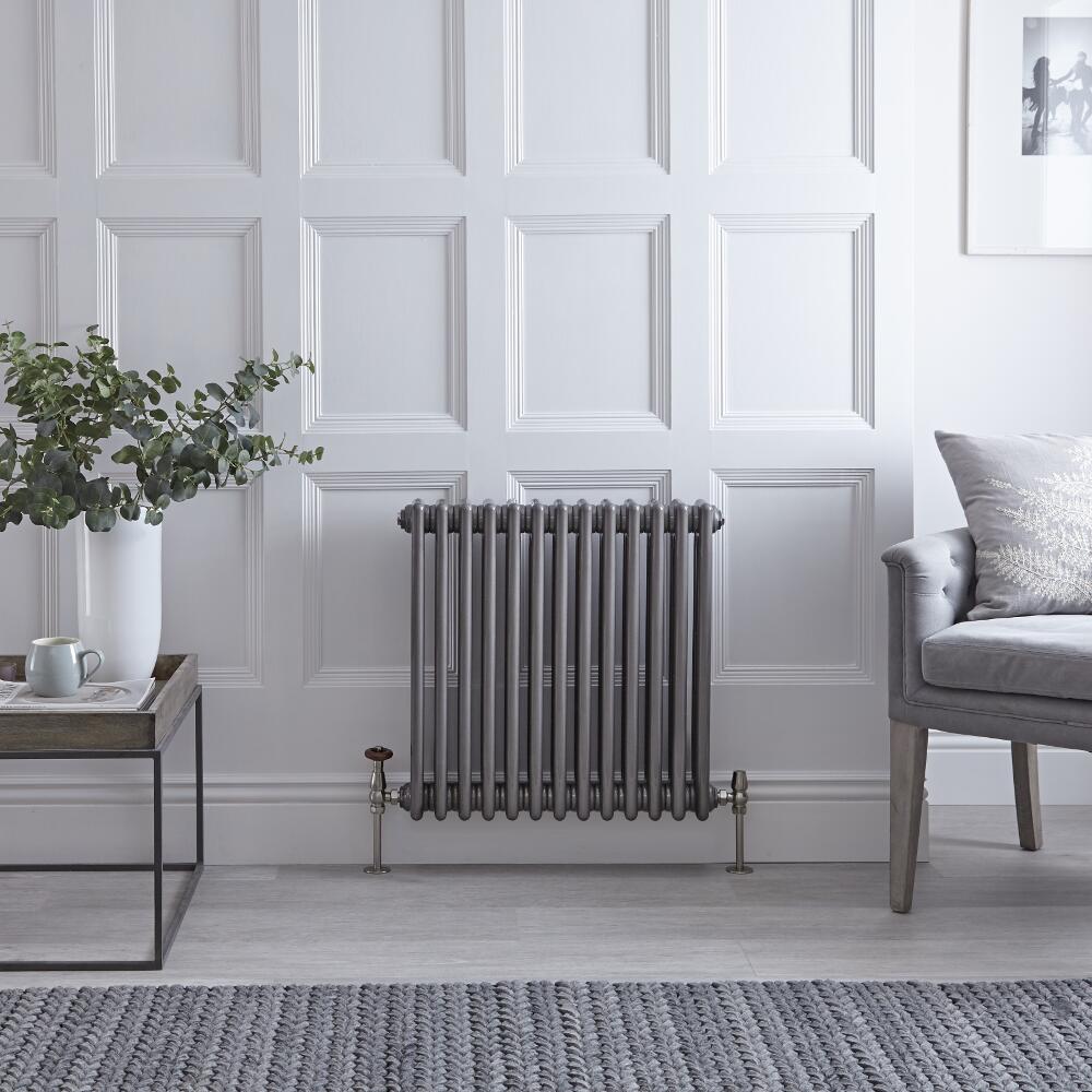 Windsor 3-Kolomradiator Horizontaal Gelakt Metaal 60cm x 60,8cm x 10cm 950Watt
