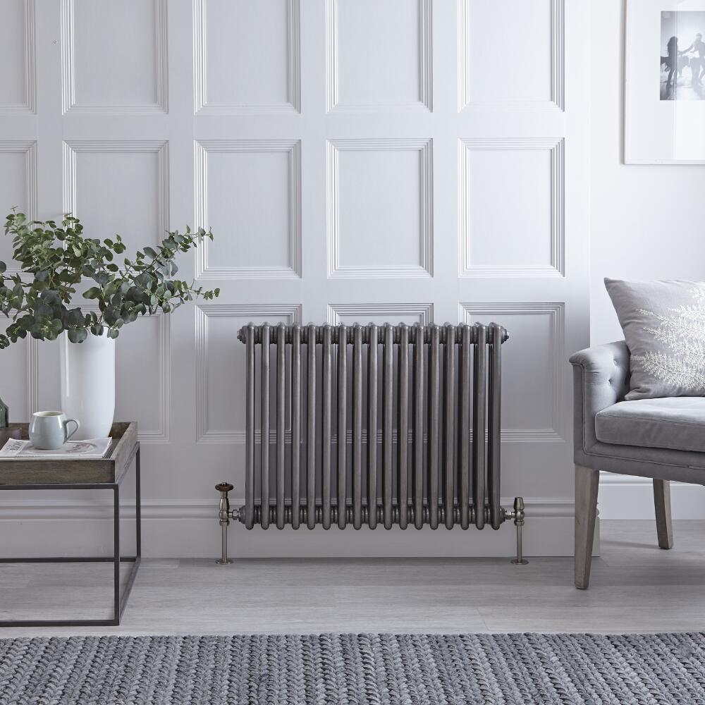 Windsor 3 - Kolomradiator Horizontaal Gelakt Metaal 60cm x 78,9cm x 10cm 1243Watt